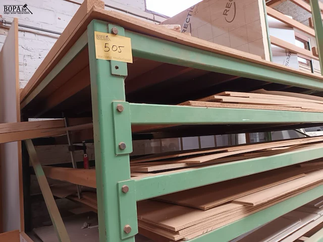 Lot 505 - metalen rek voor panelen - afbeelding 4 van  4