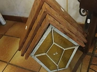 Lot 508 - smeedijzer, mand, kapelletje. 9 stuks - afbeelding 4 van  5