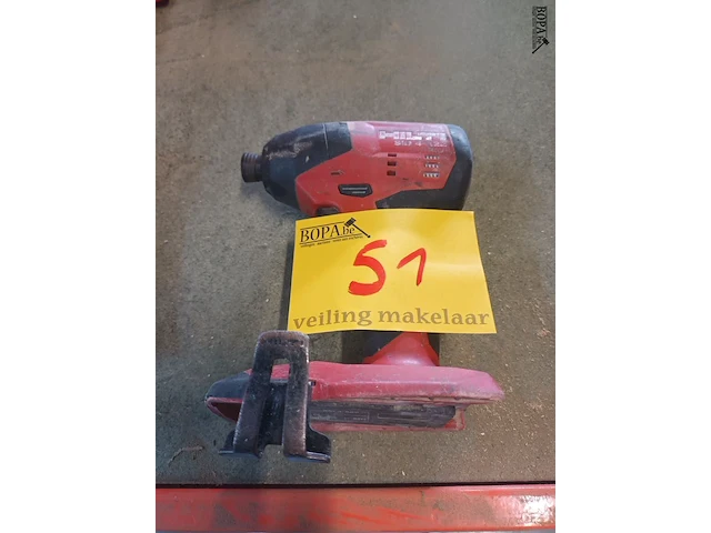 Lot 51 - accu slagschroefmachine hilti - afbeelding 1 van  4