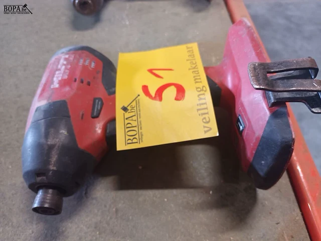 Lot 51 - accu slagschroefmachine hilti - afbeelding 2 van  4