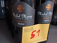 Lot 51 - flessen merlot michel maury. 9 stuks - afbeelding 2 van  3