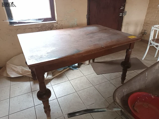 Lot 51 - houten tafel - afbeelding 3 van  3