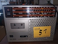 Lot 51 - oude radio’s. 2 stuks - afbeelding 2 van  6