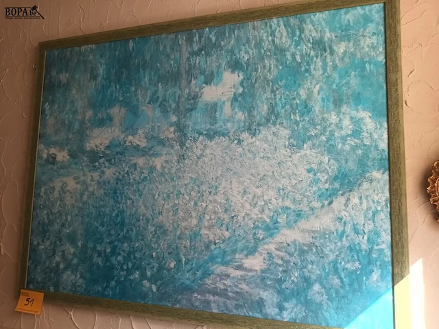 Lot 51 - schilderij - afbeelding 1 van  3