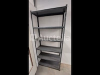 Lot 51 meter lopende stevige metalen rekken - afbeelding 3 van  32