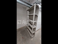 Lot 51 meter lopende stevige metalen rekken - afbeelding 4 van  32