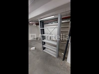 Lot 51 meter lopende stevige metalen rekken - afbeelding 6 van  32