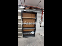 Lot 51 meter lopende stevige metalen rekken - afbeelding 7 van  32