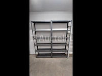 Lot 51 meter lopende stevige metalen rekken - afbeelding 8 van  32