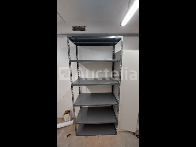 Lot 51 meter lopende stevige metalen rekken - afbeelding 12 van  32