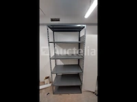 Lot 51 meter lopende stevige metalen rekken - afbeelding 12 van  32