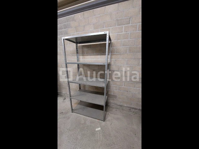 Lot 51 meter lopende stevige metalen rekken - afbeelding 25 van  32