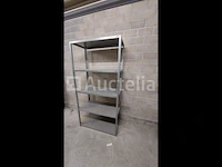 Lot 51 meter lopende stevige metalen rekken - afbeelding 25 van  32