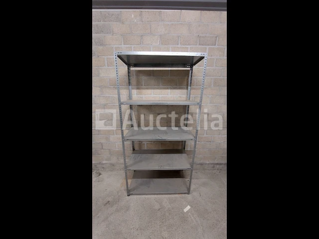 Lot 51 meter lopende stevige metalen rekken - afbeelding 26 van  32