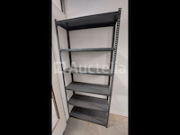 Lot 51 meter lopende stevige metalen rekken - afbeelding 12 van  32
