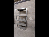 Lot 51 meter lopende stevige metalen rekken - afbeelding 22 van  32