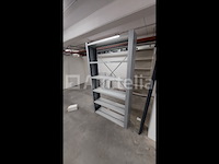 Lot 51 meter lopende stevige metalen rekken - afbeelding 27 van  32