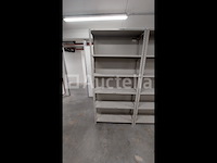 Lot 51 meter lopende stevige metalen rekken - afbeelding 3 van  32