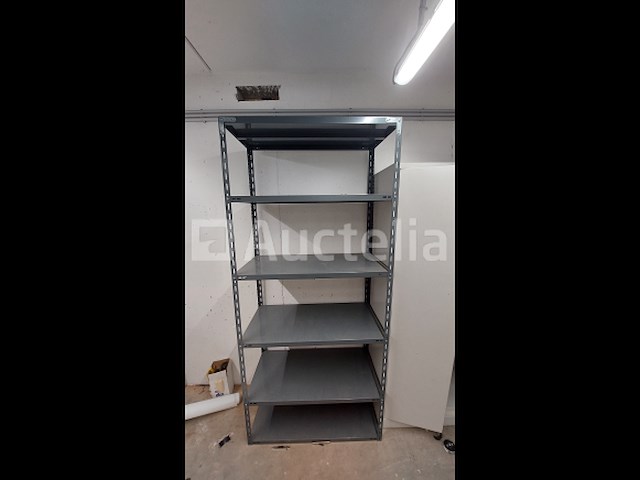 Lot 51 meter lopende stevige metalen rekken - afbeelding 5 van  32