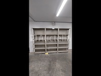 Lot 51 meter lopende stevige metalen rekken - afbeelding 9 van  32