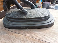 Lot 512 - bronzen beeld van cowboy - afbeelding 2 van  5