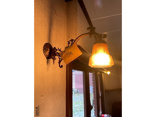 Lot 512 - wandverlichting, 2 stuks - afbeelding 2 van  3