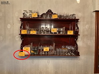 Lot 514 - mahoniehouten rek waterval kast - afbeelding 1 van  10