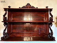 Lot 514 - mahoniehouten rek waterval kast - afbeelding 7 van  10