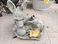 Lot 514 - tuinbeeld ezels - afbeelding 1 van  3