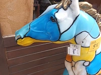 Lot 516 - bronzen geëmailleerd paard - afbeelding 2 van  7