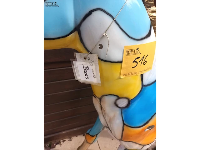 Lot 516 - bronzen geëmailleerd paard - afbeelding 3 van  7