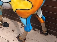 Lot 516 - bronzen geëmailleerd paard - afbeelding 6 van  7