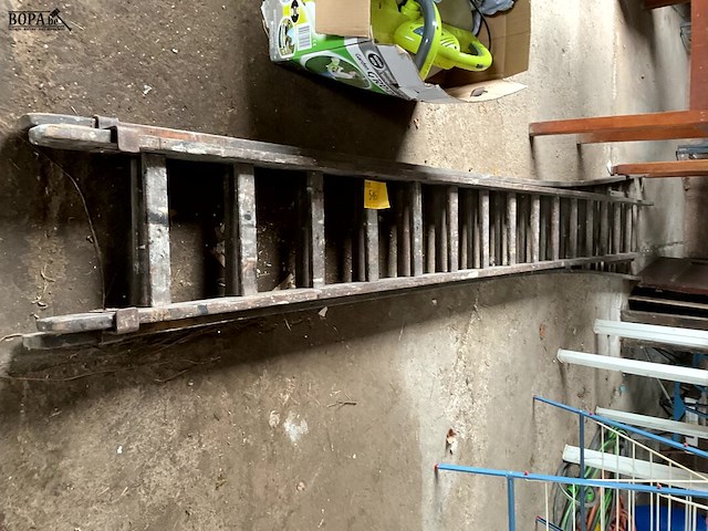 Lot 516 - lange ladder 2x 3,60m - afbeelding 1 van  3