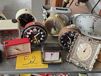 Lot 52 - lot oude wekkers ong 14 stuks - afbeelding 1 van  5