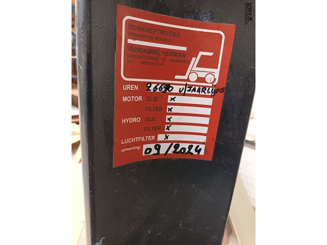 Lot 523 - elektrische heftruck linde - afbeelding 10 van  12