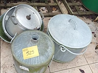 Lot 525 - kommen en kuipen. 5 stuks - afbeelding 1 van  4