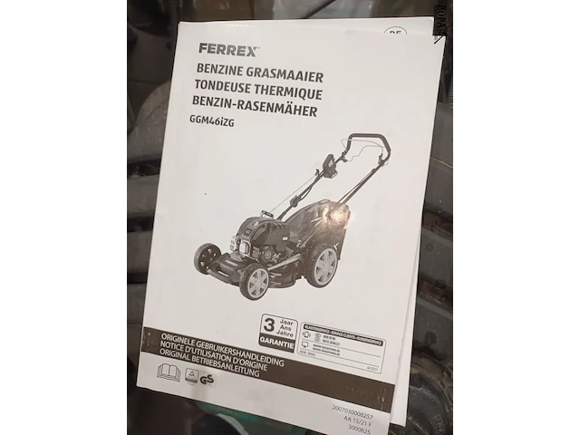 Lot 53 - benzine grasmaaier ferrex - afbeelding 3 van  4