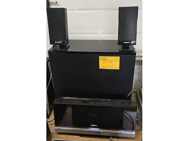 Lot 53 - dvd home theater systeem sony - afbeelding 1 van  6
