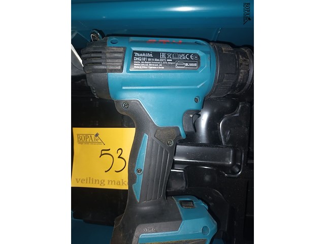 Lot 53 - heteluchtblazer makita - afbeelding 2 van  2