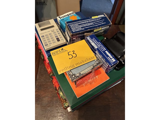 Lot 53 - lot papier, fotoalbums, oude agenda's - afbeelding 1 van  5