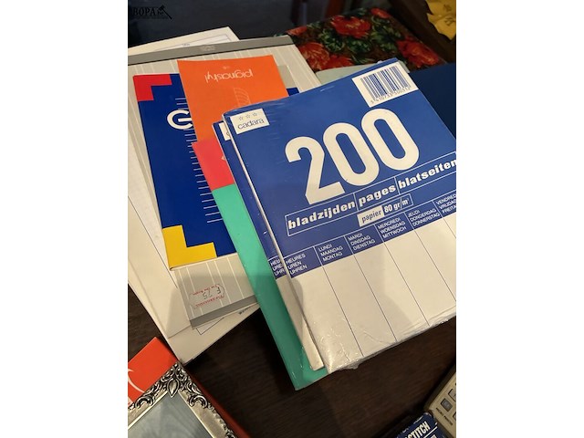 Lot 53 - lot papier, fotoalbums, oude agenda's - afbeelding 4 van  5