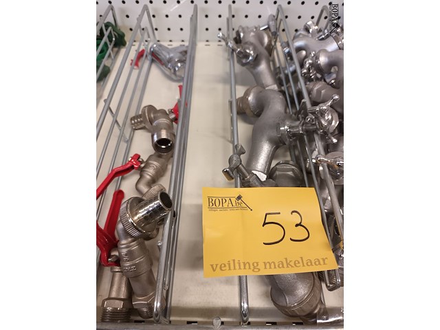 Lot 53 - sanitair en chauffage kranen. ca. 30 stuks - afbeelding 3 van  5