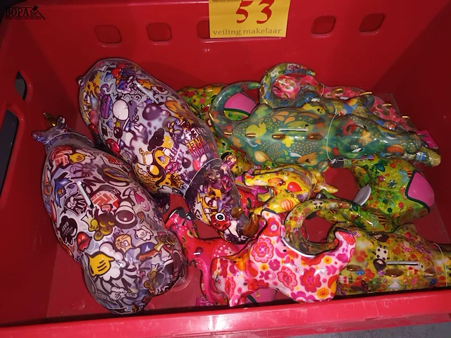 Lot 53 - spaarpotten pomme pidou. 23 stuks - afbeelding 2 van  4
