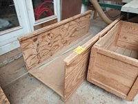 Lot 531 - houten bak. 3 stuks - afbeelding 3 van  6