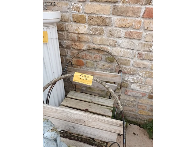 Lot 532 - tuinstoel. 2 stuks - afbeelding 4 van  4