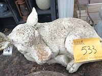 Lot 533 - tuinbeeld. 2 stuks - afbeelding 3 van  3