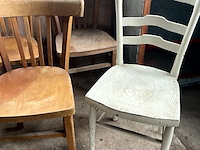 Lot 534 - laddertje, stoelen, campingtafel, ketel koper - afbeelding 8 van  8