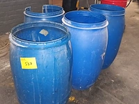 Lot 537 - blauwe pvc ton. 4 stuks - afbeelding 2 van  3