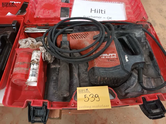Lot 539 - boorhamer hilti - afbeelding 1 van  3