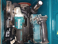 Lot 54 - boormachine en haakse slijper makita - afbeelding 2 van  3
